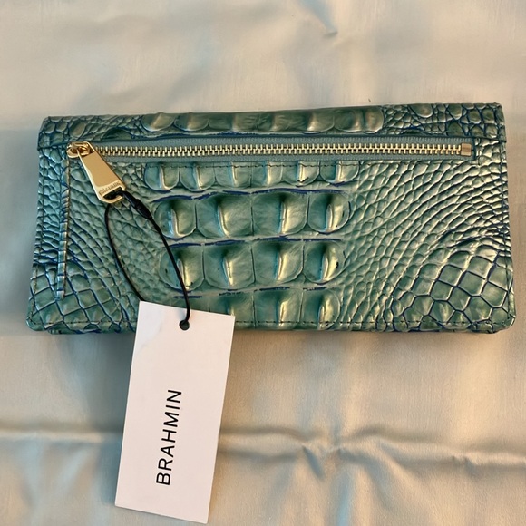 Genuine Brahmin ombre Melbourne, Ady Clutch wallet - Picture 5 of 11